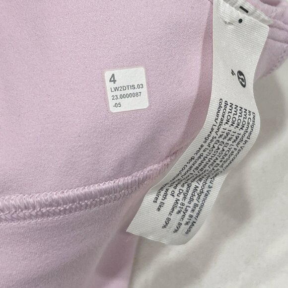 Lululemon Align V-Neck Bra *Light Support, A/B Cup Meadowsweet Pink - Picture 9 of 9